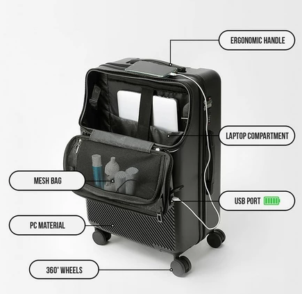  Roaming Koper Kabin & Bagasi Laptop R011