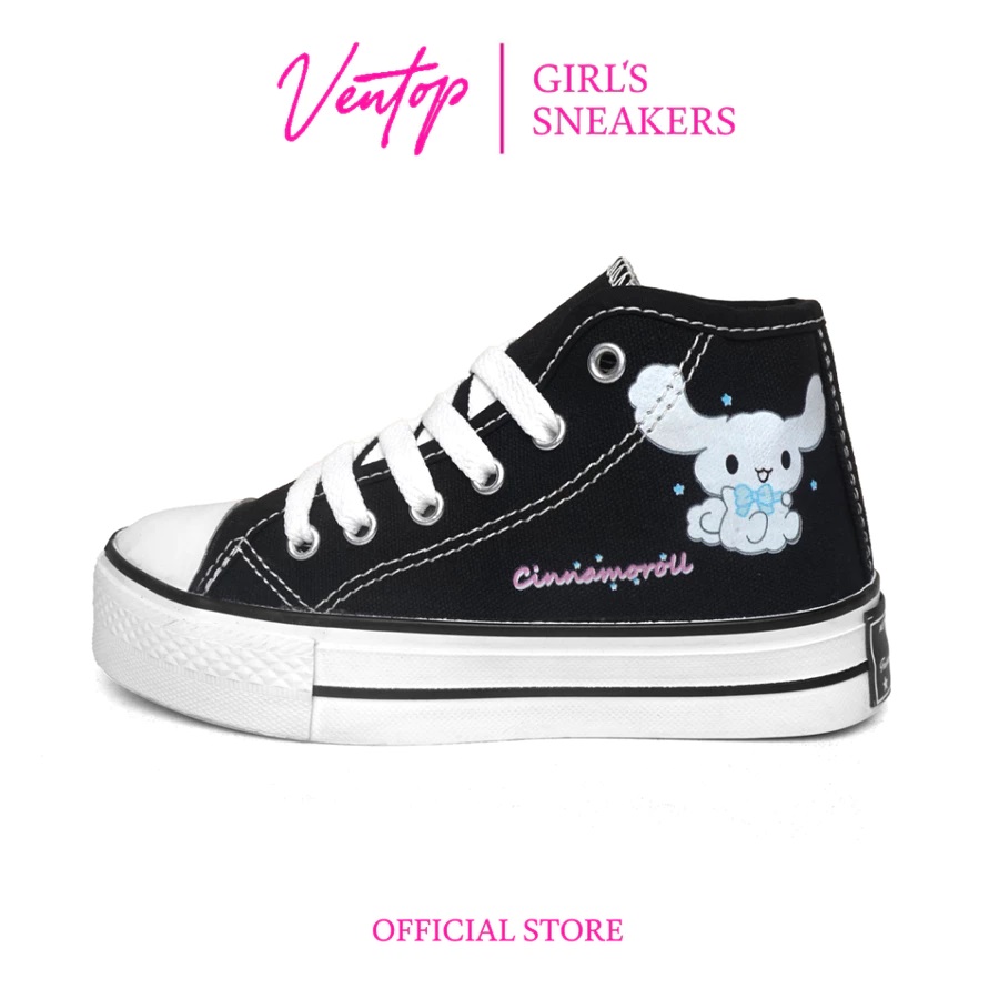  Ventop Sepatu Sneakers Anak Perempuan Cinnamoroll Biru
