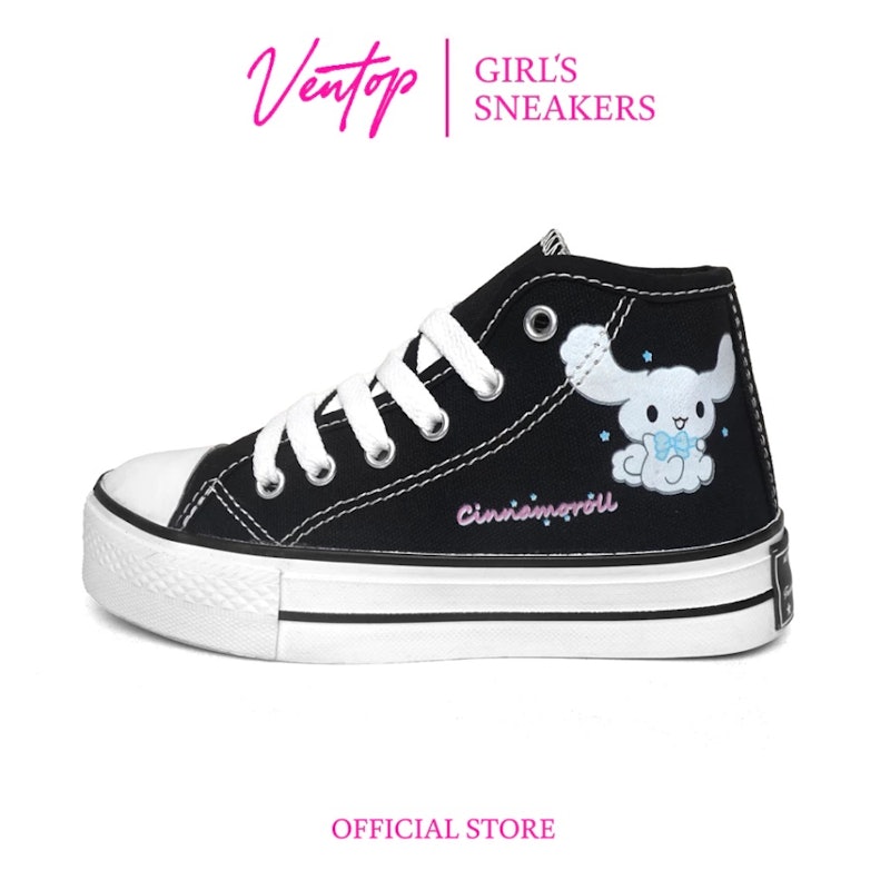 Ventop Sepatu Sneakers Anak Perempuan Cinnamoroll Biru 2