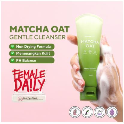 Triniti Tunggal Abadi True to Skin Matcha Oat Gentle Cleanser
