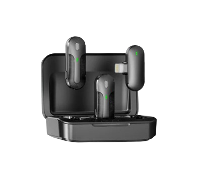 KiiP Wireless Microphone Portable Dual Mic ｜ KP-UV-M8L-BK
