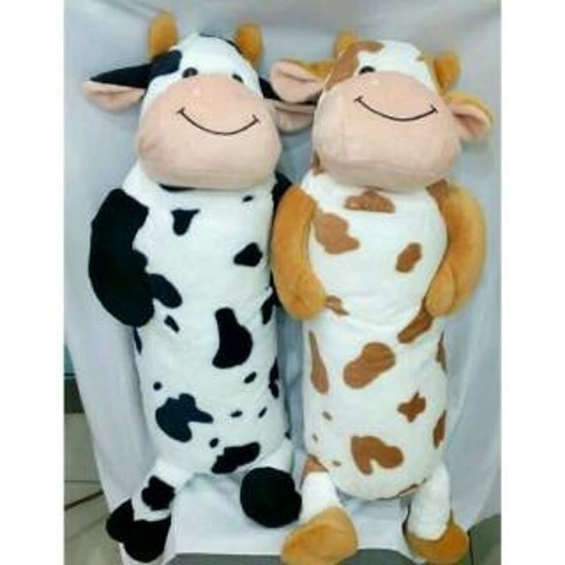 Guling Boneka Sapi Bulu Halus 1