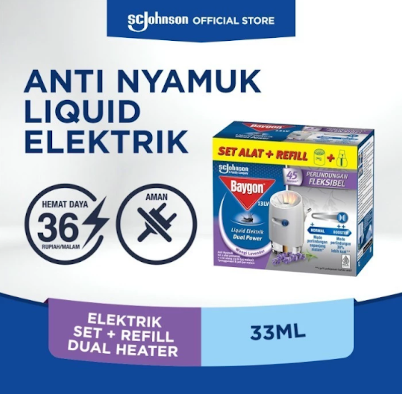 Baygon Liquid Electric Dual Power 2