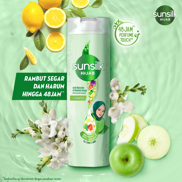 Unilever Indonesia Sunsilk Hijab Anti Ketombe Menthol Dingin Shampo