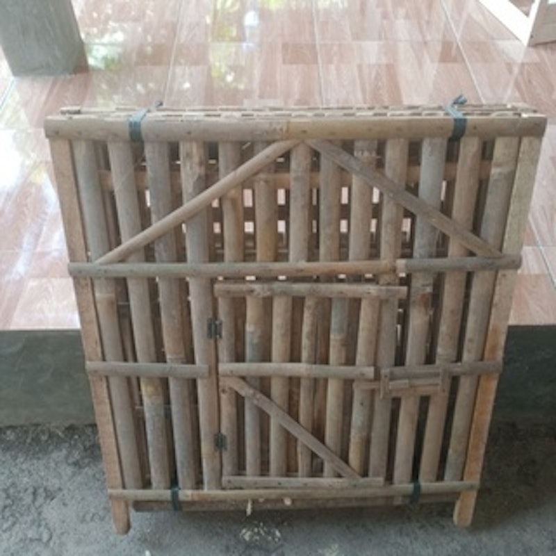 Kandang Ayam Bambu Kotak 5