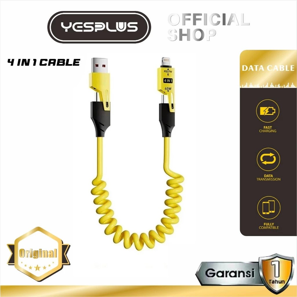 YESPLUS Kabel Data Spring 4in1 YS-896