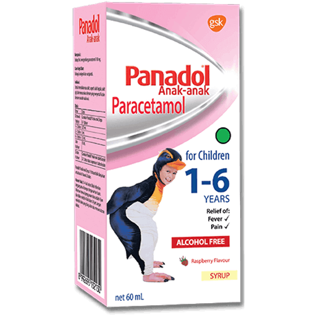 Panadol Anak Syrup 1-6 tahun