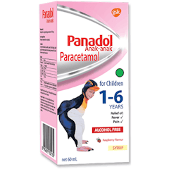 Panadol Anak Syrup 1-6 tahun