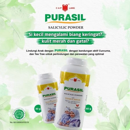 Eagle Indo Pharma Purasil Salicylic Powder with Temulawak