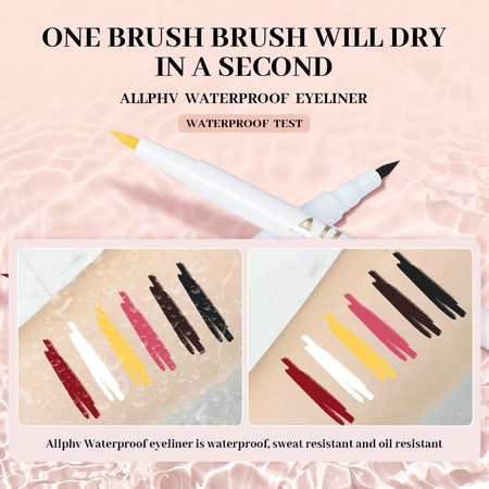 Guoyu Feng Indonesia Allphv Waterproof Eyeliner 09# White