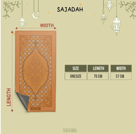 BOHOPANNA Raya Collection Sajadah Anak