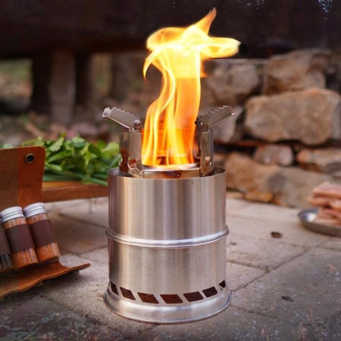  WIKOGER Camping Mini Stove Stainless Steel WK-13