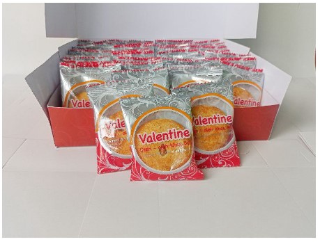 Valentine Cake Pie Kacang Valentine