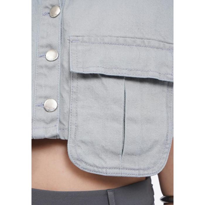 Delamibrands Kharisma Busana COLORBOX Crop Vest with Overlap Pocket