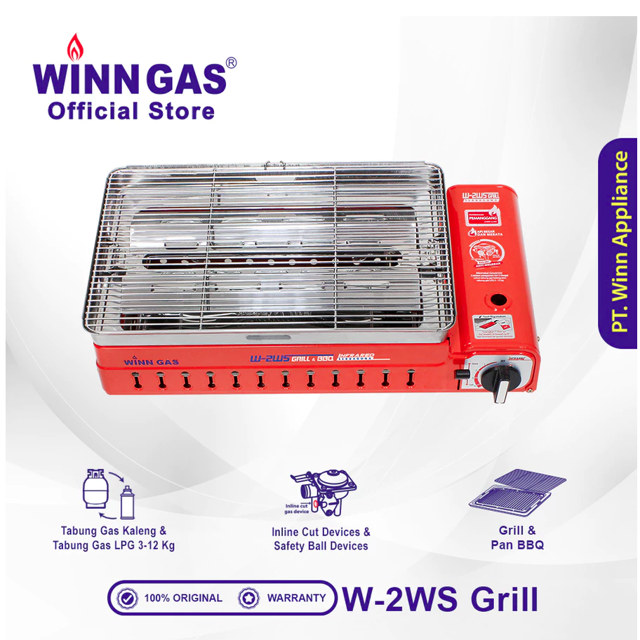 Winn Gas Portable Grill Gas Stove 4