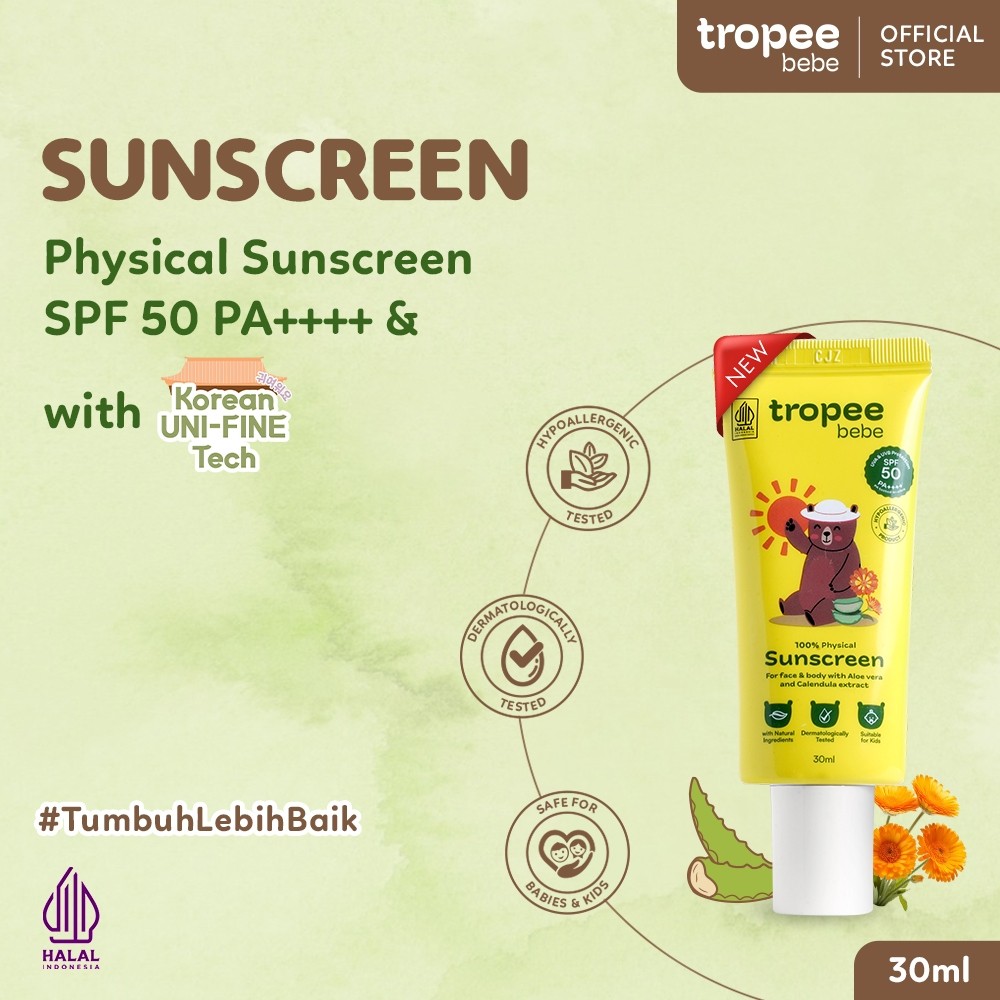 Mitra Sukses Bersama Distribusindo Tropee Bebe 100% Physical Sunscreen