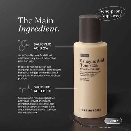 For Skin's Sake For Skin's Sake Salicylic Acid Toner 2% with Succinic Acid