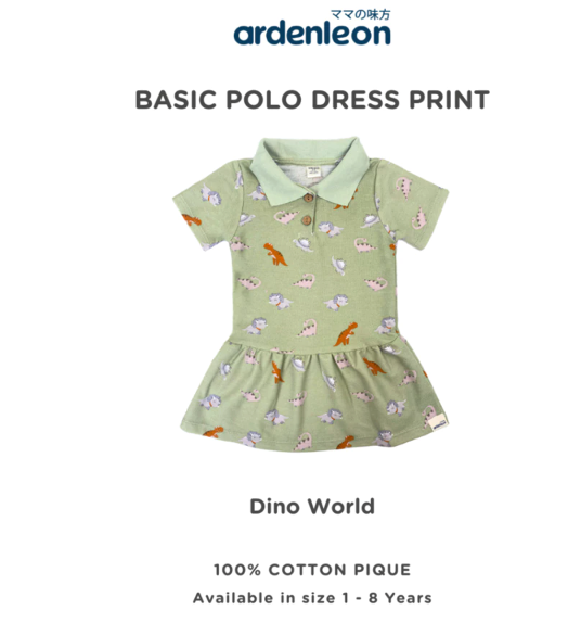Ardenleon Basic Polo Dress Print 5