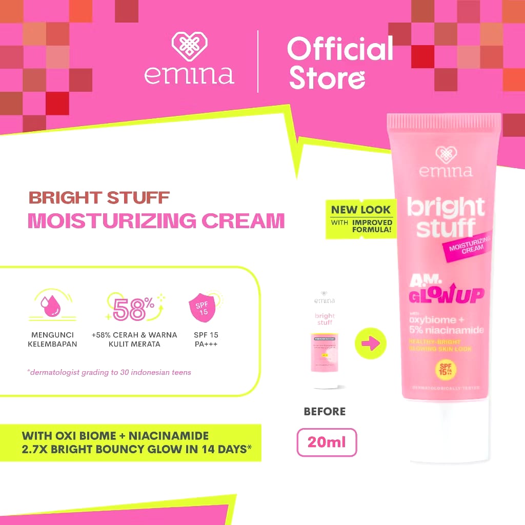 Paragon Technology and Innovation Emina Bright Stuff Ultra-Light Moisturizing Cream