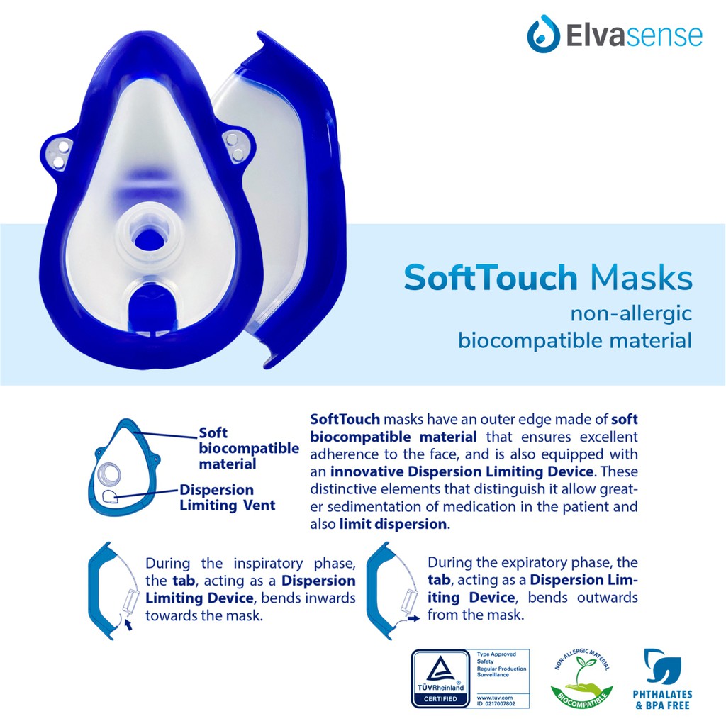 Enseval Medika Prima Elvasense Air Compressor Nebulizer NEB39