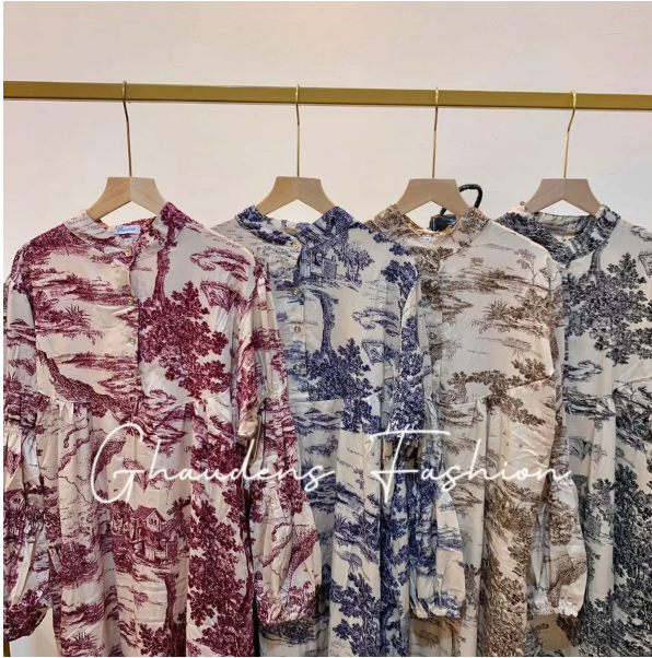 Ghaudens Ghaudens Long Dress Diorana Rayon Guardian 6767-1/2