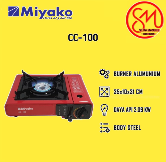 Kencana Gemilang Miyako Kompor Gas Travel CC-100