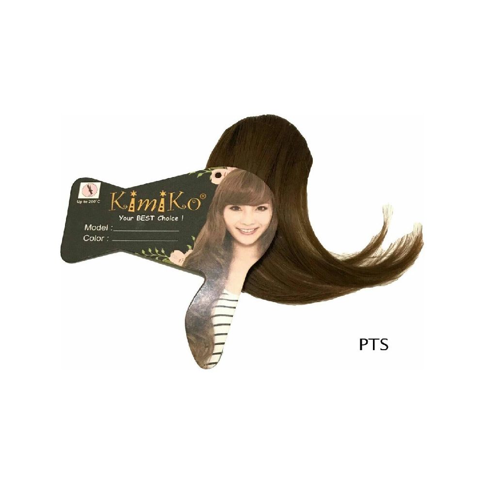 Kimiko Hair Clip Poni Tipis Korea Dark Brown Cambang
