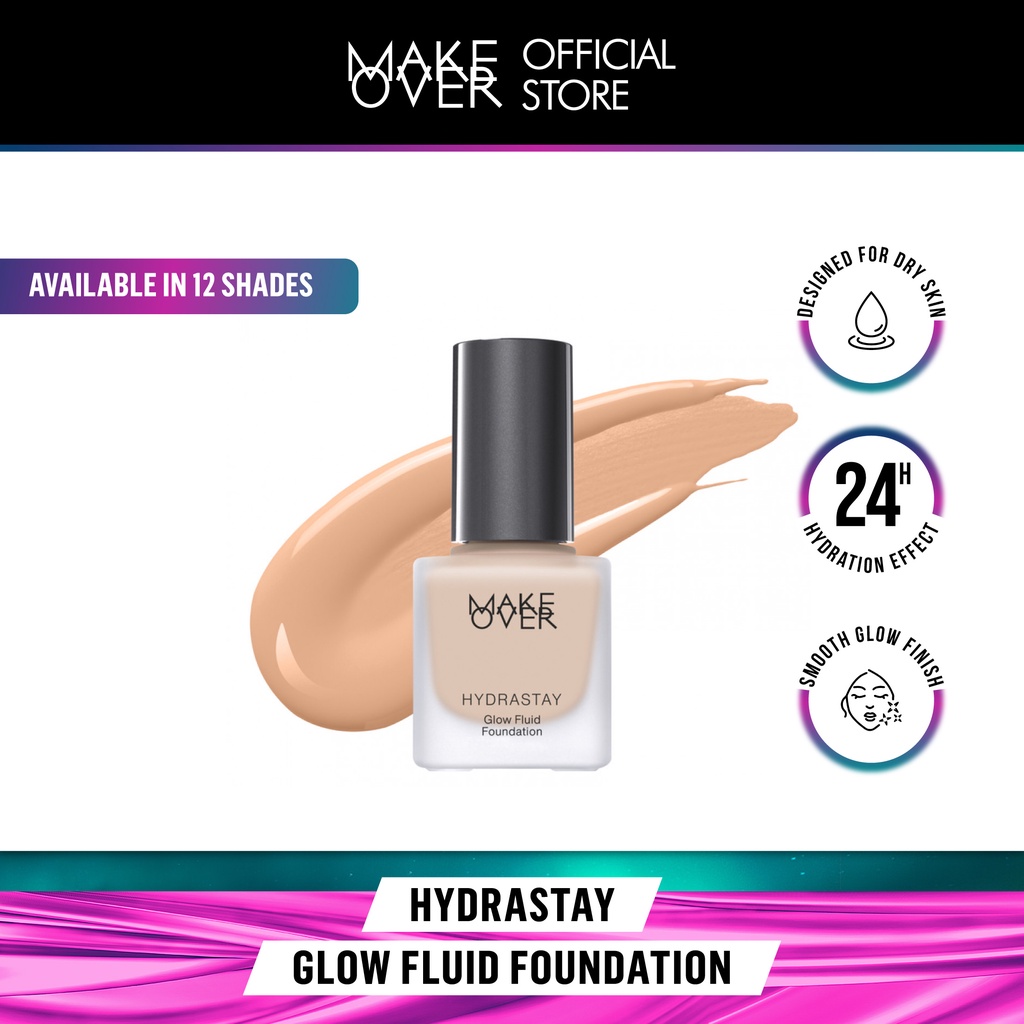 Make Over Hydrastay Glow Fluid Foundation