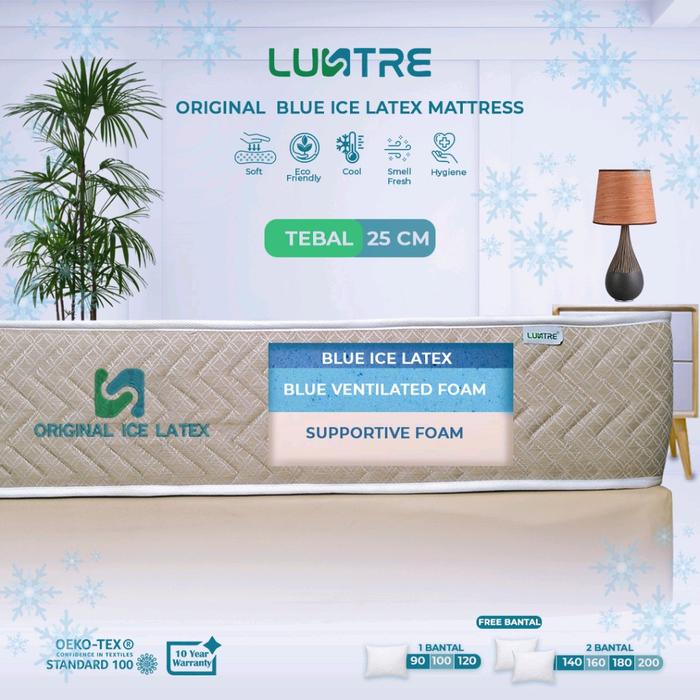 LUSTRE Original Ice Latex Mattress (140 x 200 cm) 2