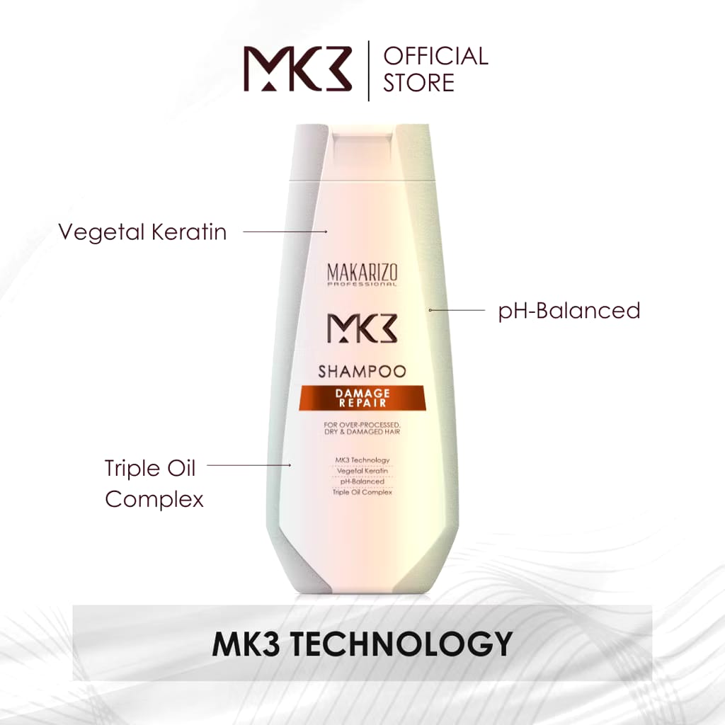 Akasha Wira International Makarizo Professional Makarizo MK3 Damage Repair Shampoo