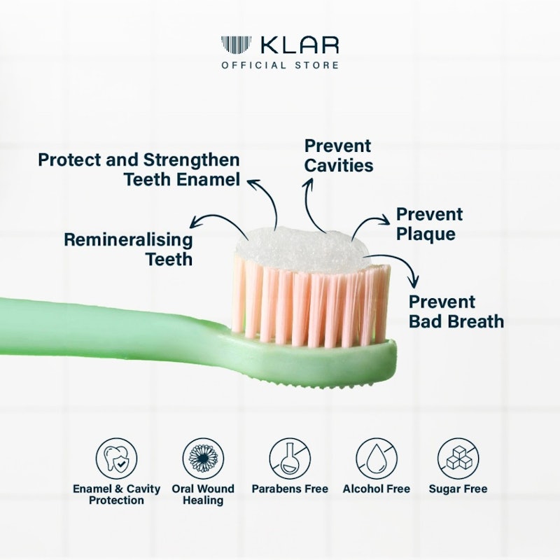 KLAR Kids Flouride Toothpaste 3