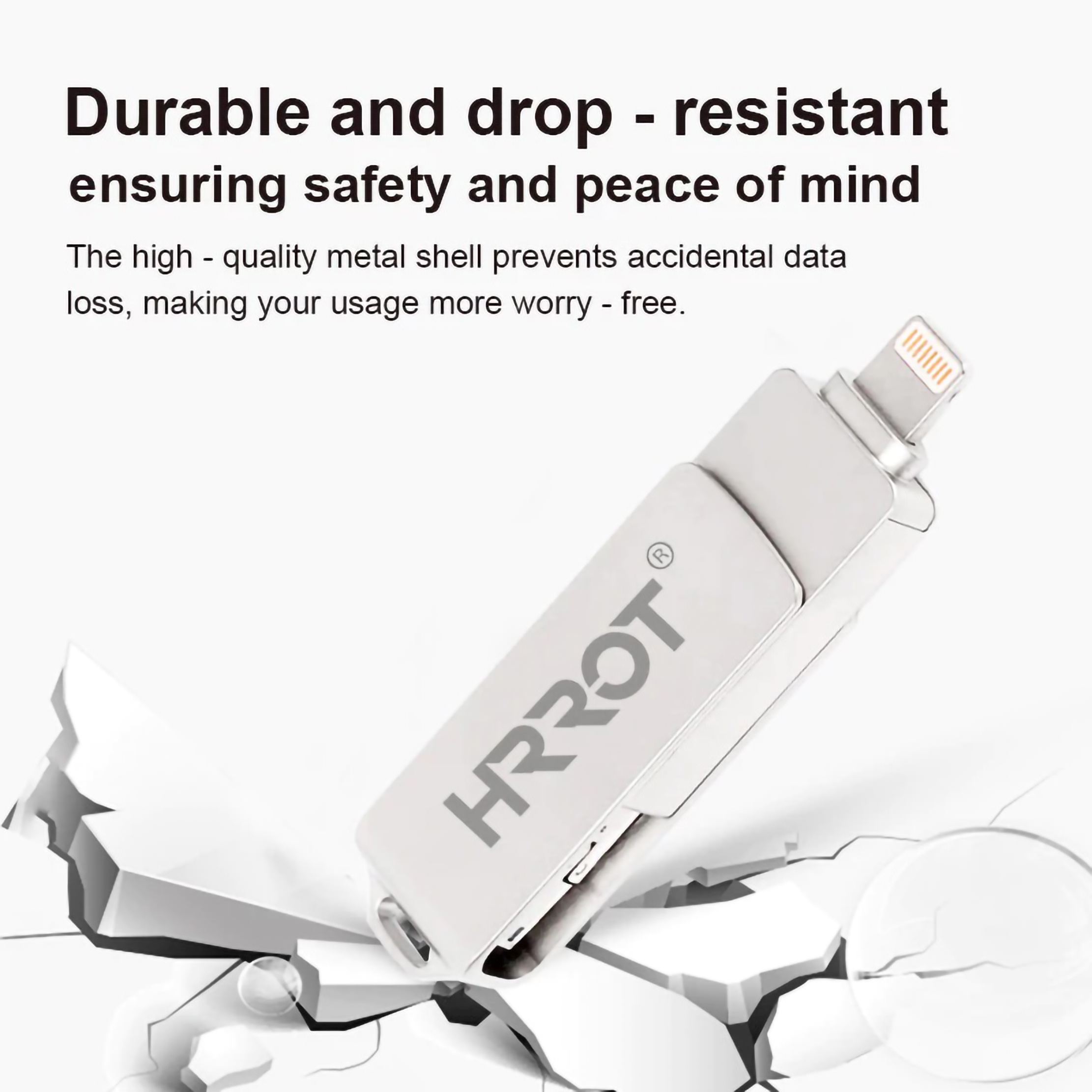  HRROT 3 in 1 IOS OTG USB Flashdisk