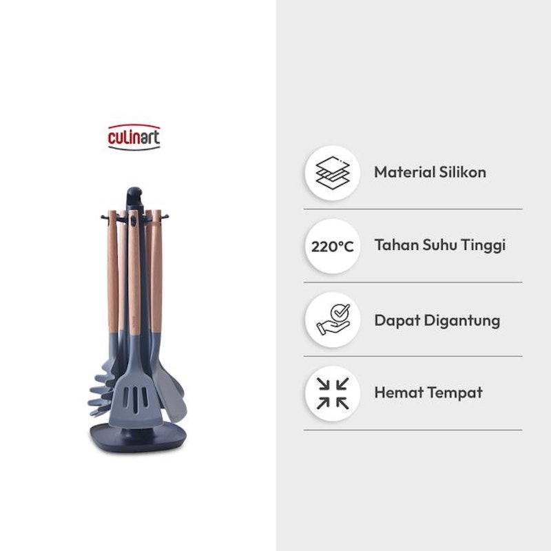 AZKO Culinart Set 6 with Rotating Stand 4