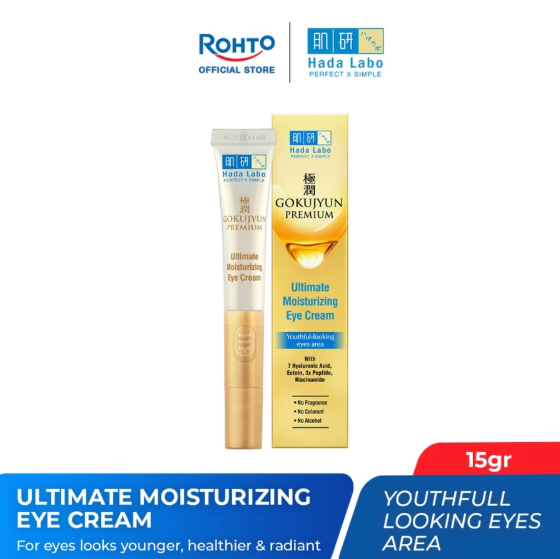 Rohto Laboratories Indonesia Hada Labo Gokujyun Premium Ultimate Moisturizing Eye Cream