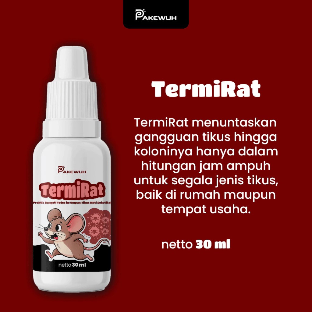  Pakewuh Racun Tikus Tetes Termirat 