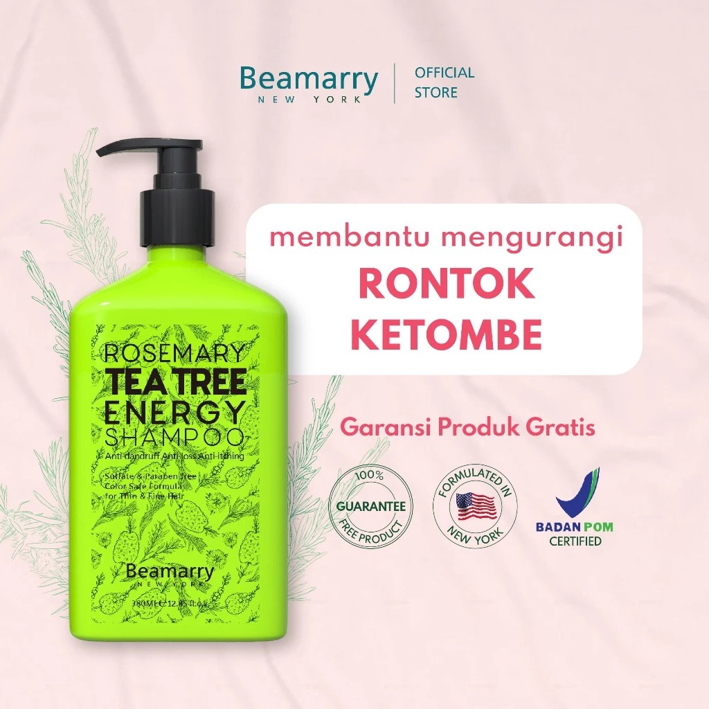 Guangzhou Beamarry Cosmetic Beamarry Rosemary Tea Tree Energy Shampoo