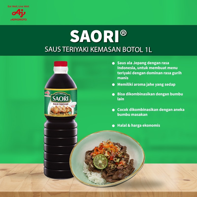Saori Saus Teriyaki 3