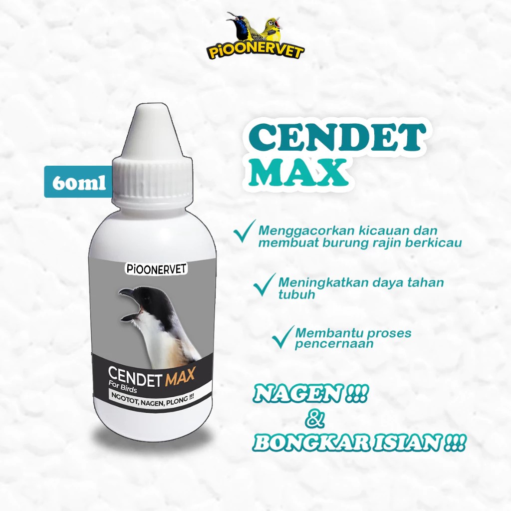  CENDET MAX Vitamin Burung