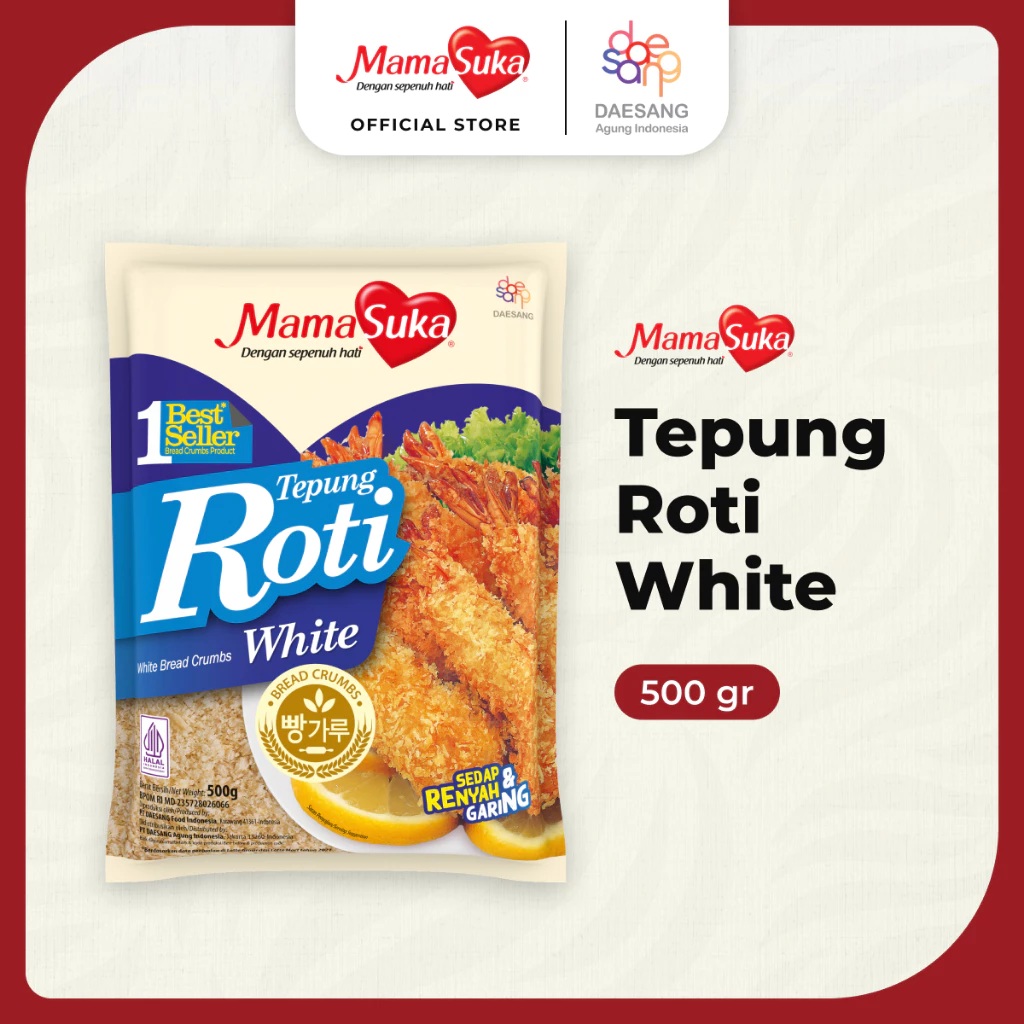 Daesang Agung Indonesia MamaSuka Tepung Roti White