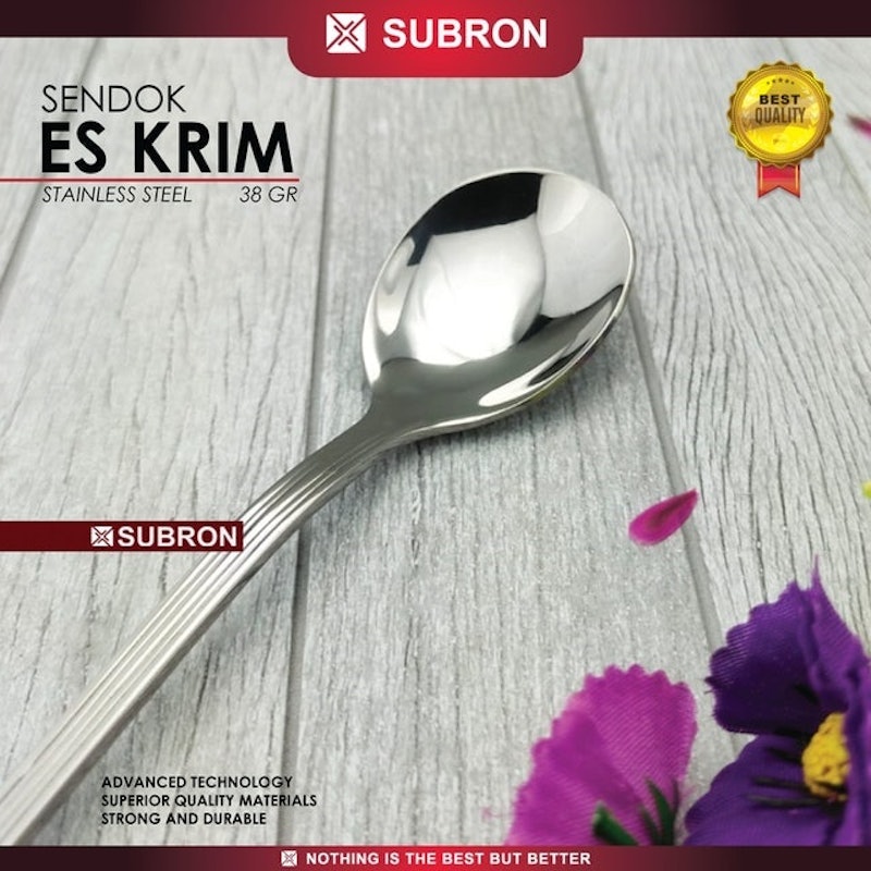 Sendok Ice Cream Stainless Steel 3