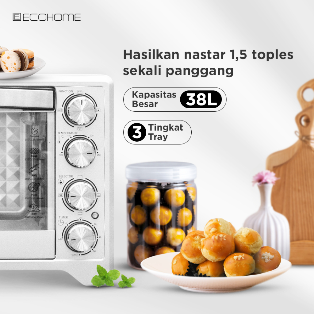 Ecohome International Indonesia ECOHOME Oven Platinum Series EOP888