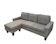 Informa Albris Sofa Sudut Fabric - Abu-abu 1