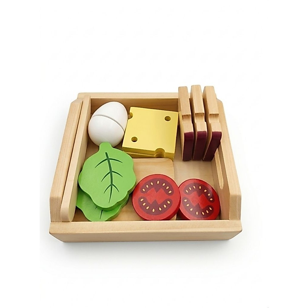 Omocha Toys Buah Sayur Roti Potong Cutting Food 1