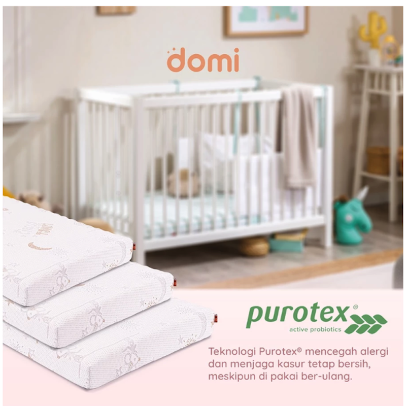Domi Toddler & Crib Mattress Purotex 3