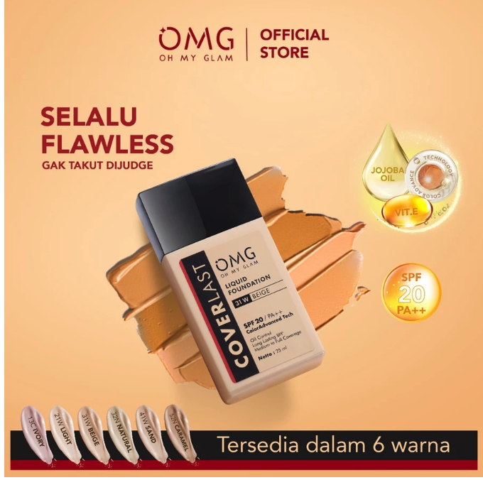 Paragon Technology and Innovation OMG  Coverlast Liquid Foundation