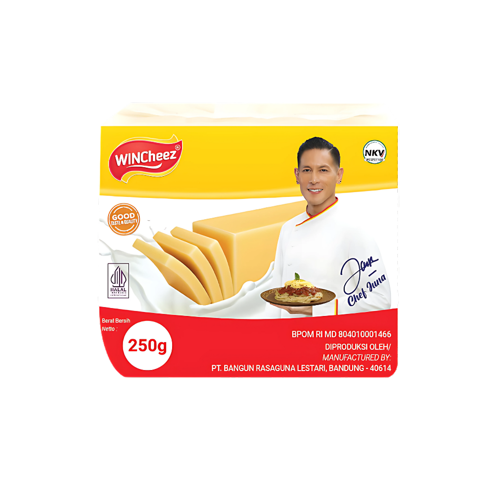 WINCheez Keju Cheddar Regular 250 g