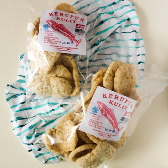 Kerupuk Kulit Ikan Belida Asli