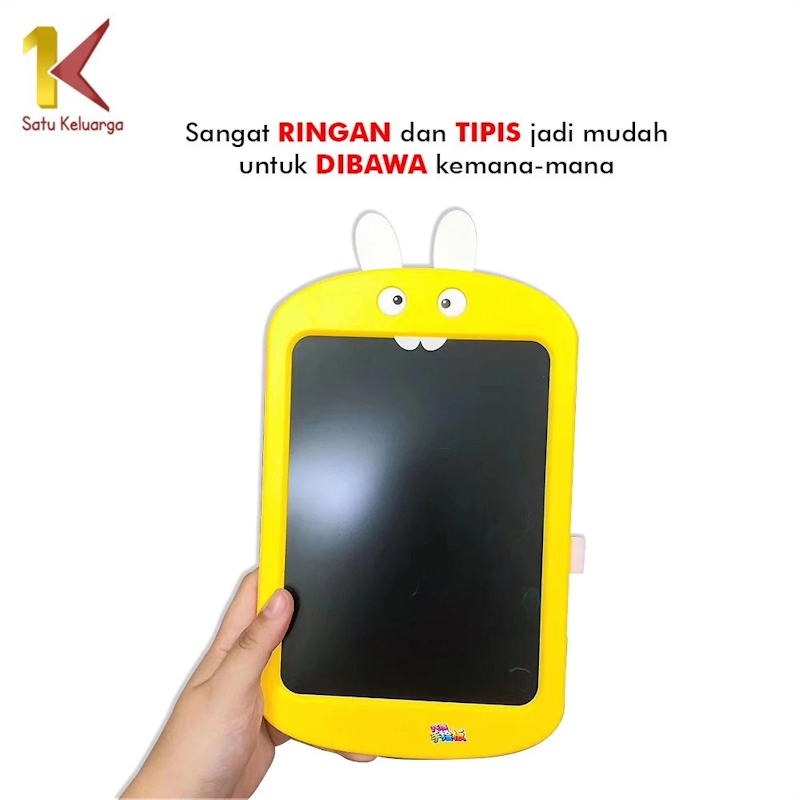 Satu Keluarga LCD Rabbit Drawing Writing Tablet 5