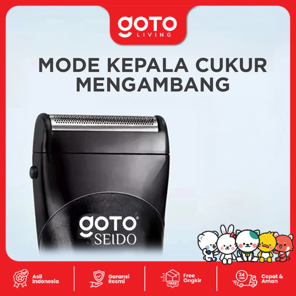 Pilar Niaga Makmur GOTO Seido Rechargeable Hair Clipper