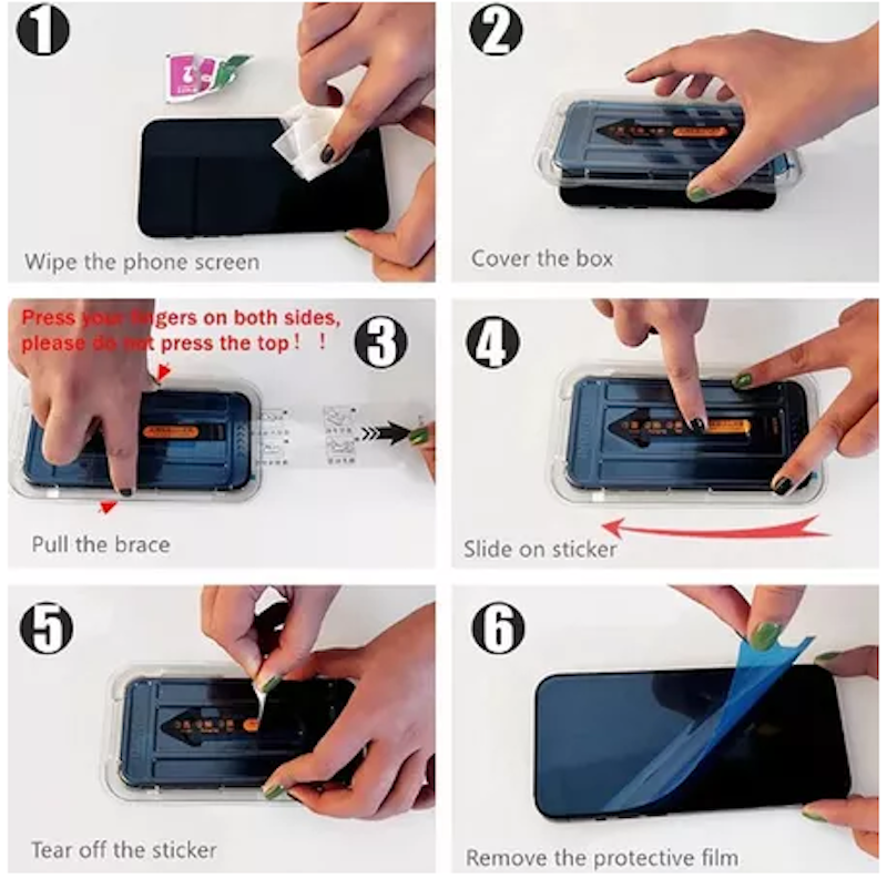 CrystalPlay Tempered Glass Screen Protector 5